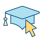 Graduation cap demonstrating higher education application for graduate certificate in instructional design
